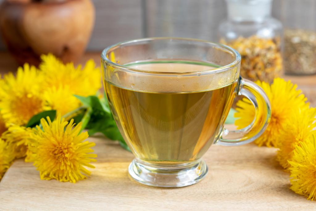 How to Make Dandelion Tea from Roots, Flowers, and Leaves